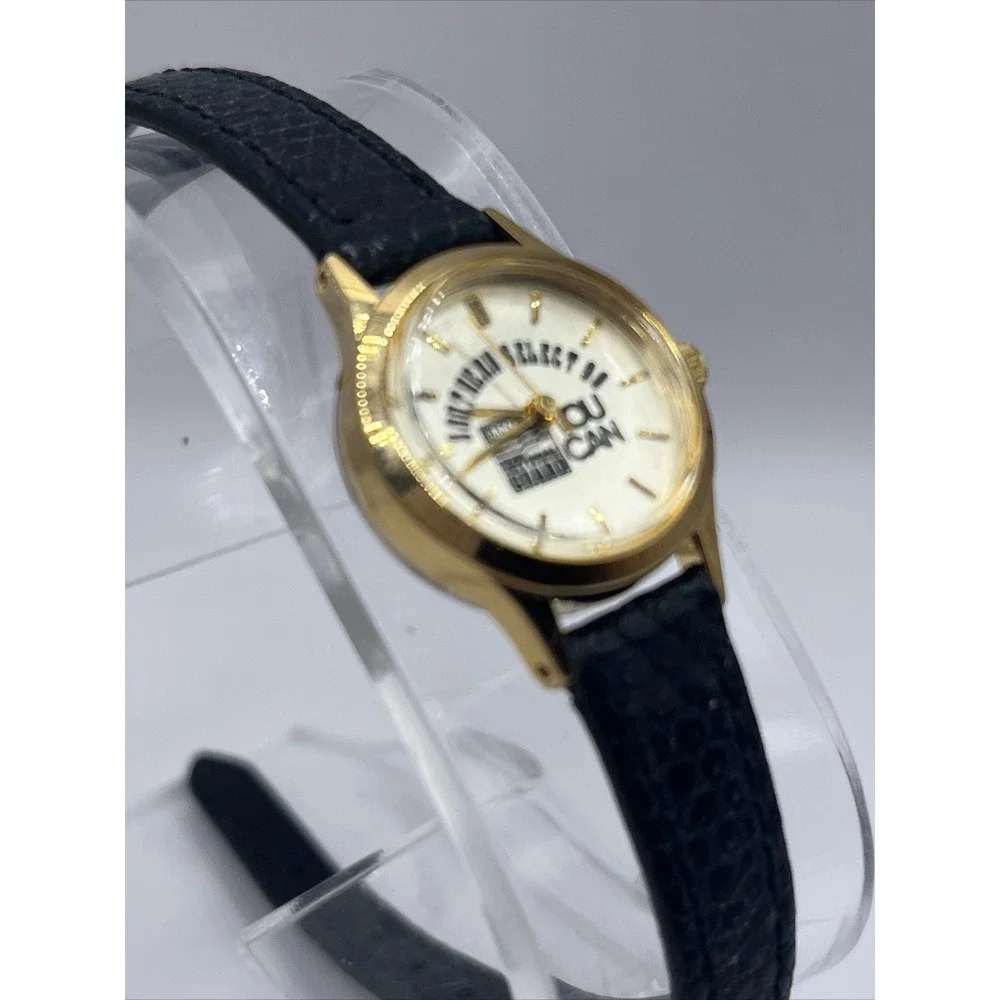 National Guard‎ Women's Watch Southern Select 98 Black Leather Band- New Battery